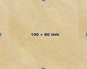 Frameless Clip Frames Transparent 100x80 mm Picture Frame 