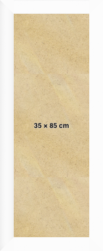 Modern Sleek Frames White 85x35 cm Picture Frame 