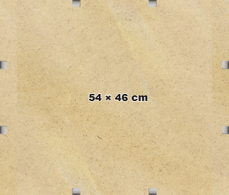 Frameless Clip Frames Transparent 54x46 cm Picture Frame 